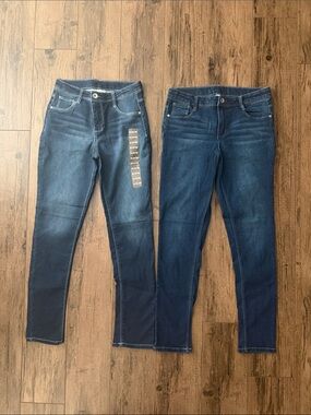Members Mark Kids Dark Blue Denim Jeans Duo